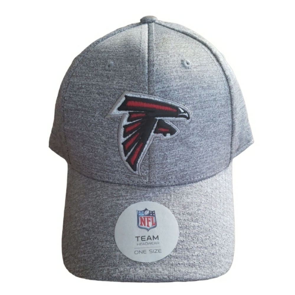 Atlanta Falcons NFL Officially Licensed Embroidered Hat Cap Gray NEW
